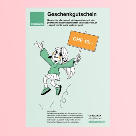 Geschenkgutschein 10 CHF